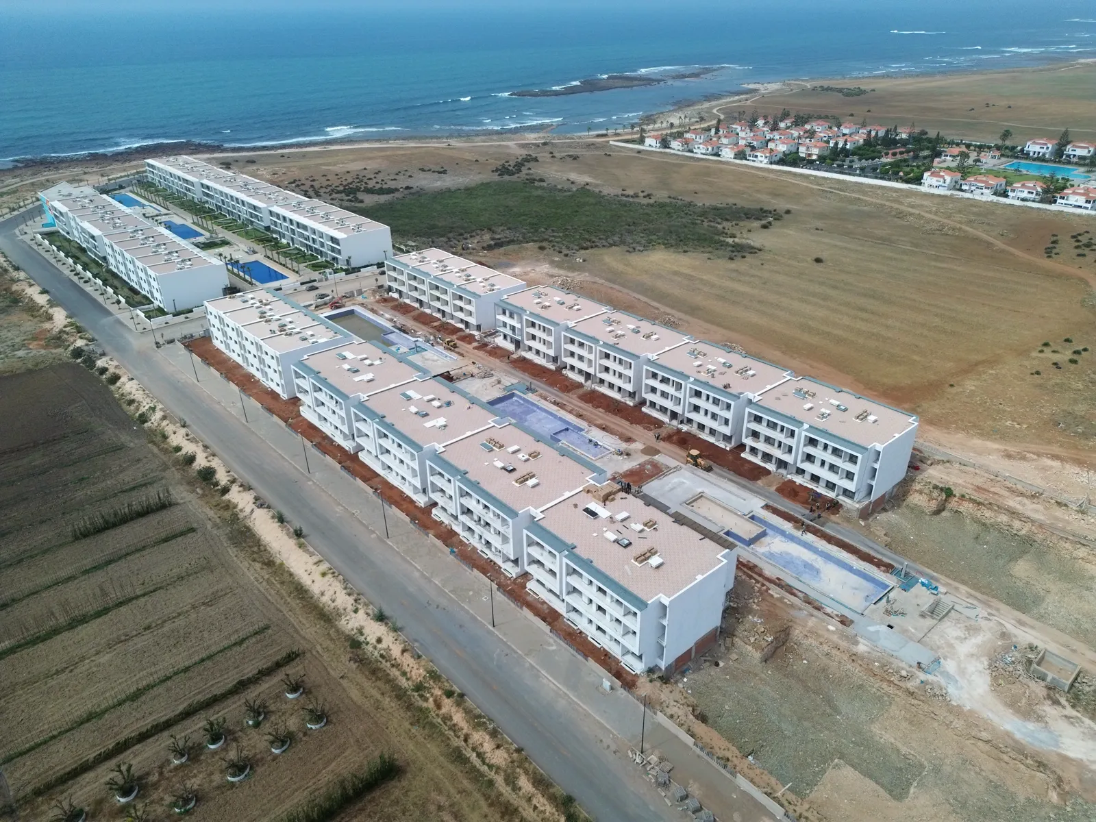 Avancement des travaux de gros œuvre sur le complexe résidentiel Magic House à Mansouria